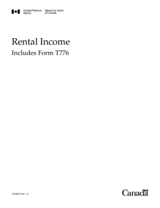 T4036 Rental Income