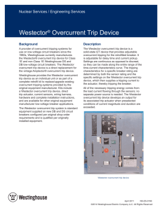Westector® Overcurrent Trip Device