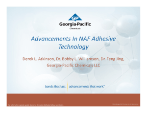 Advancements In NAF Adhesive Technology