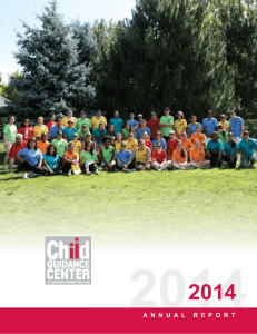 2014 Annual Report - Child Guidance Center of Southern Connecticut