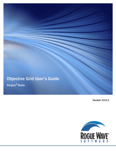 Objective Grid User's Guide