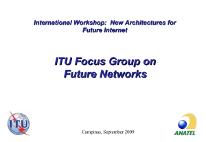Focus Group on Future Networks