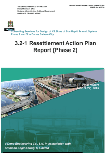 Resettlement Action Plan Report (Phase 2)