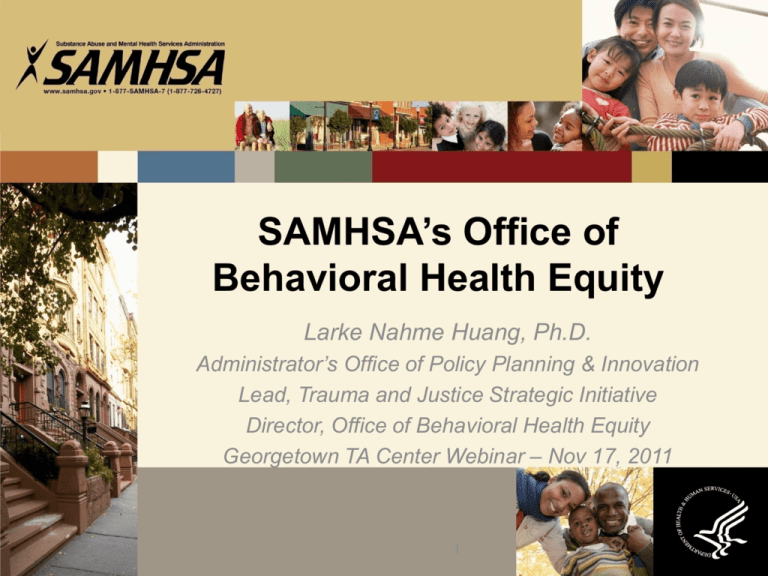 samhsa-s-office-of-behavioral-health-equity