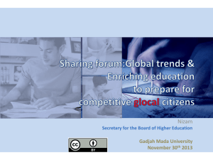 Global Trends and Enriching Education_Nizam_DPT Dikti
