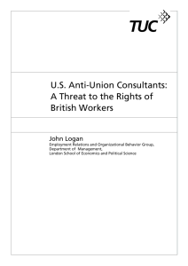 TUC - US Anti-Union Consultants - 2008