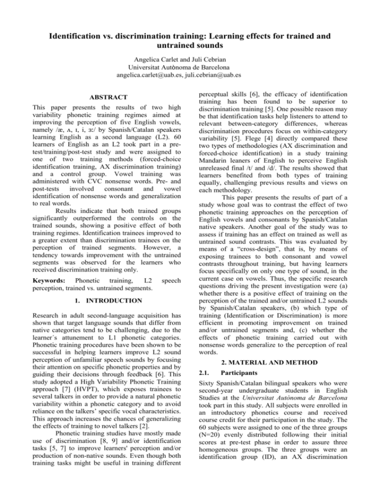 identification-vs-discrimination-training