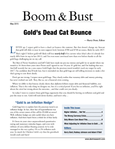 Gold's Dead Cat Bounce