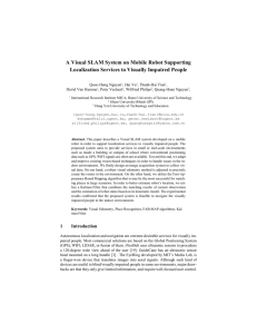 A Visual SLAM System on Mobile Robot Supporting Localization