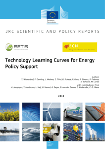 Technology Learning Curves for Energy Policy Support