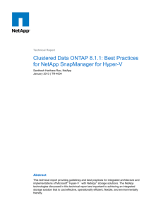 TR-4004: Clustered Data ONTAP 8.1.1- Best Practices for