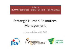 Strategic Human Resources Management Management