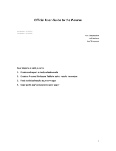 Official User-Guide to the P