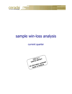 sample win-loss analysis