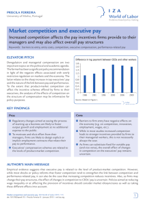 Market competition and executive pay