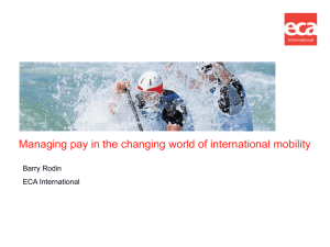 Managing pay in the changing world of international mobility