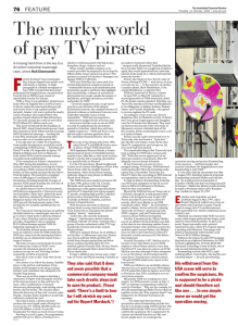 The murky world of pay TV pirates