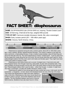 FACT SHEET: dilophosaurus