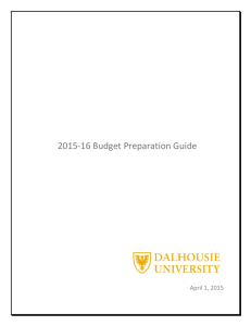 2015-16 Budget Preparation Guide