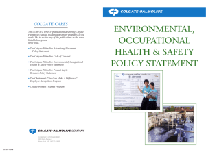 environmental, occupational health & safety policy statement