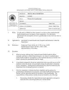 DOC 124-403 - Department of Public Safety and Correctional Services