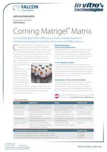 Corning Matrigel® Matrix