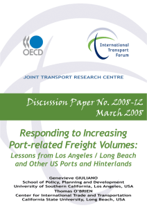 Responding to Increasing Port