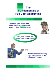 The FUNdamentals of Full Cost Accounting