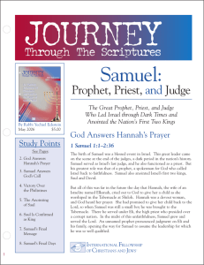 Samuel - International Fellowship of Christians and Jews