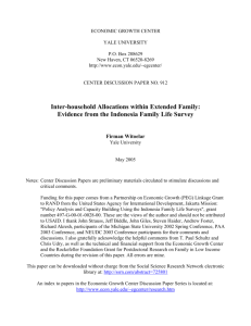 Inter-household Allocations within Extended Family