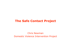 Domestic violence and children