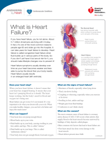 What is Heart Failure? - American Heart Association