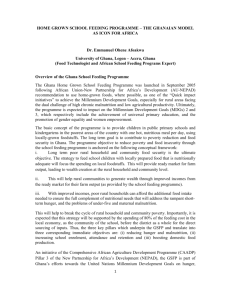 Ghana School Feeding Programme