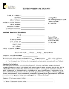 CELL PHONE: Please consider this application for the following