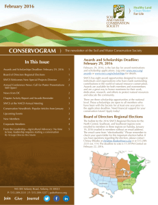 February 2016 - Soil and Water Conservation Society