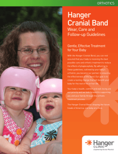 Hanger Cranial Band