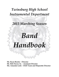 Twinsburg High School Instrumental Department 2013 Marching