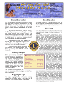 Port City Lions Club Newsletter05-11