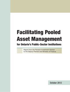 Facilitating Pooled Asset Management