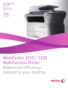 WorkCentre 3210 / 3220 Multifunction Printer Maximized