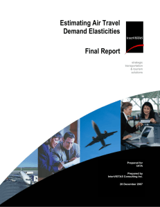 IATA Elasticities Report