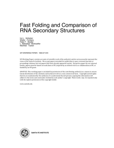 Fast Folding and Comparison of RNA Secondary Structures