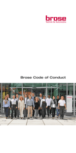 Brose Code of Business Conduct