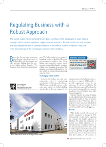 Regulating Business with a Robust Approach