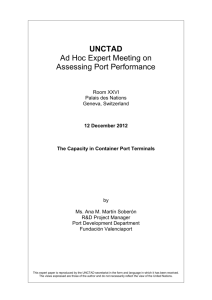 The Capacity in Container Port Terminals