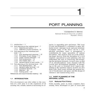 port planning - Binus Repository