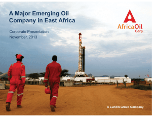 A Major Emerging Oil Company in East Africa