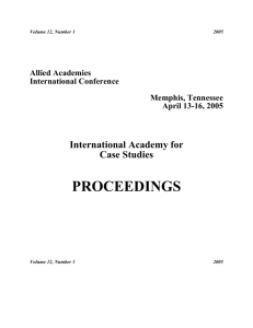 International Academy for Case Studies (IACS)
