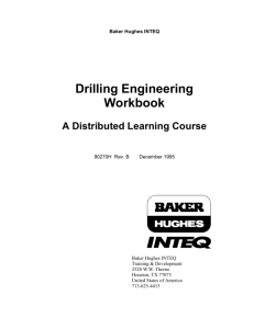 Drilling Engineering Workbook