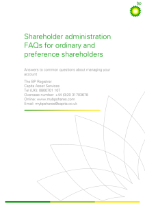 Ordinary shareholders FAQs (pdf 139.9 KB)